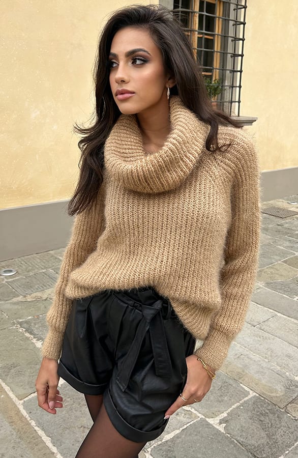 Knitted Coltrui Nowie Camel – shoparchief — foto 3