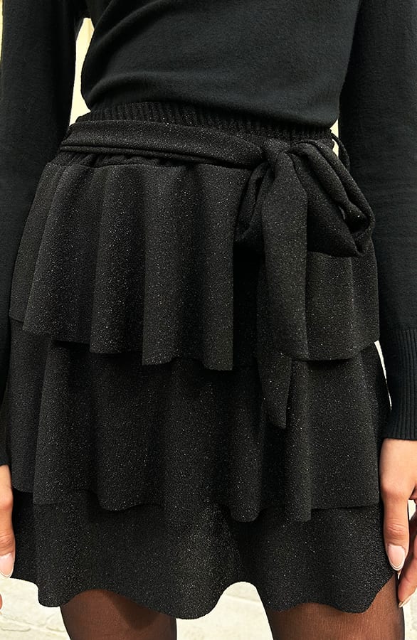 Lurex Ruffle Rok Elena Zwart – shoparchief — foto 2