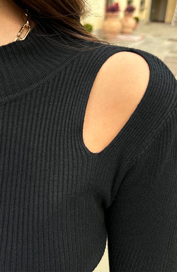 Open Detail Jurk Esmeralda Zwart – shoparchief — foto 5