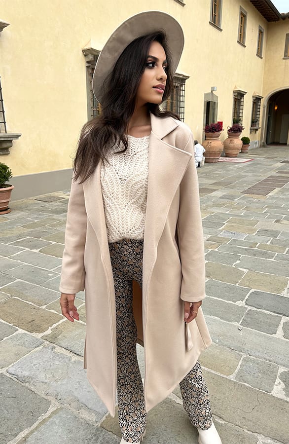 Oversized Trenchcoat Christa Beige – shoparchief — foto 6