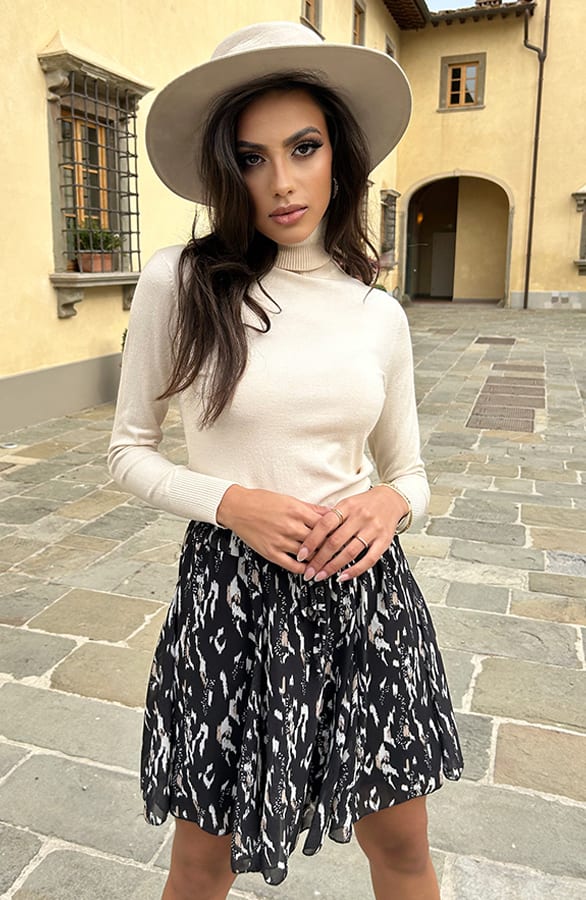 Print Rok Everleigh Zwart Zilver – shoparchief — foto 4