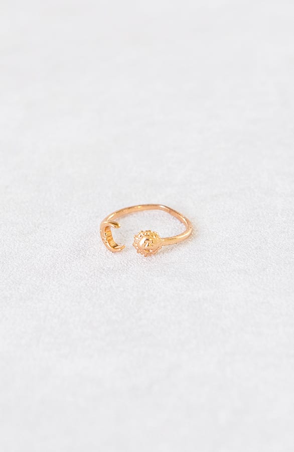 Ring Met Maan Cilia Goud β shoparchief