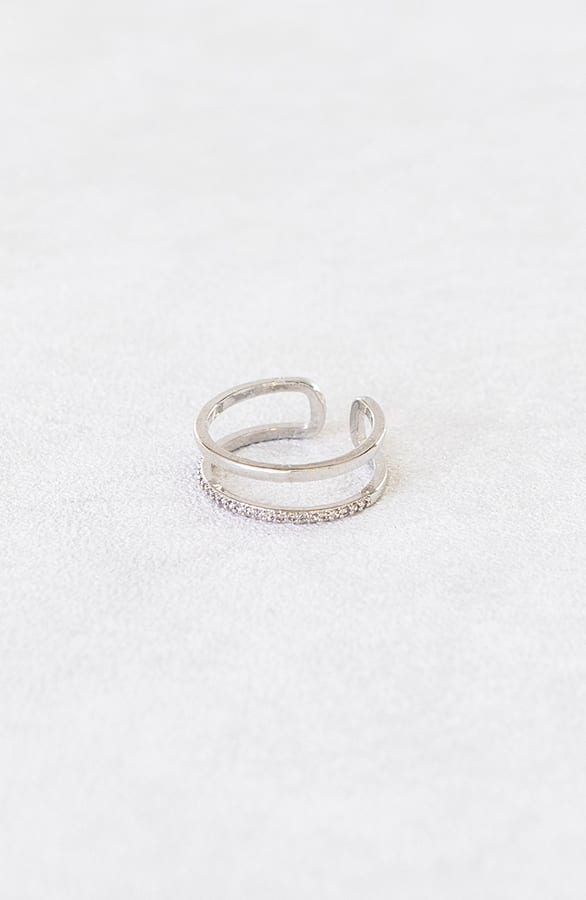 Ring Met Steentjes Celes Zilver – shoparchief