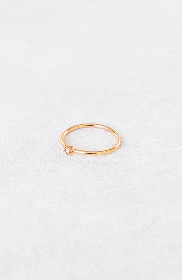 Small Diamond Ring Jenni Goud – shoparchief