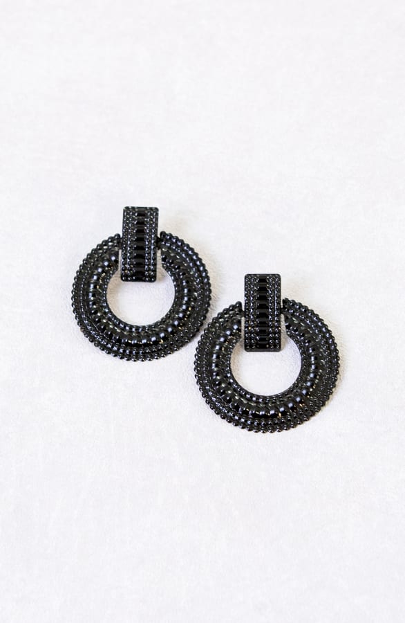 Round exclusive Earrings Raphaella Zwart – shoparchief