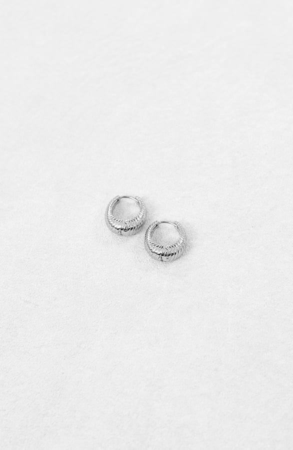 Small Twisted Hoops Carlijn Zilver – shoparchief