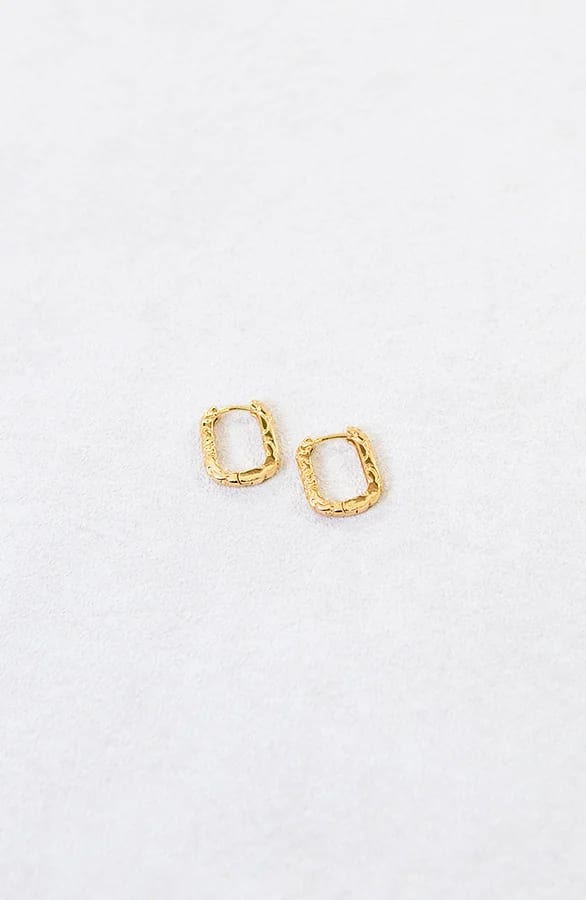Square Print Oorbellen Audree Goud – shoparchief