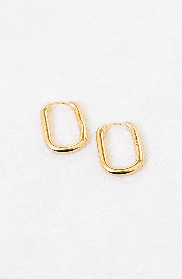 Square Oorbellen Vianne Goud – shoparchief