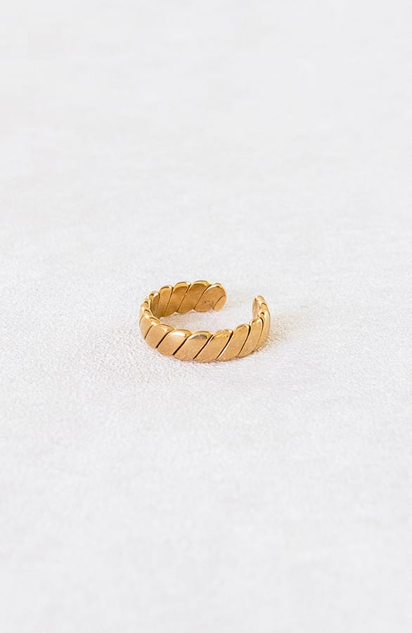 Twist Dome Ring Jeannette Goud – shoparchief