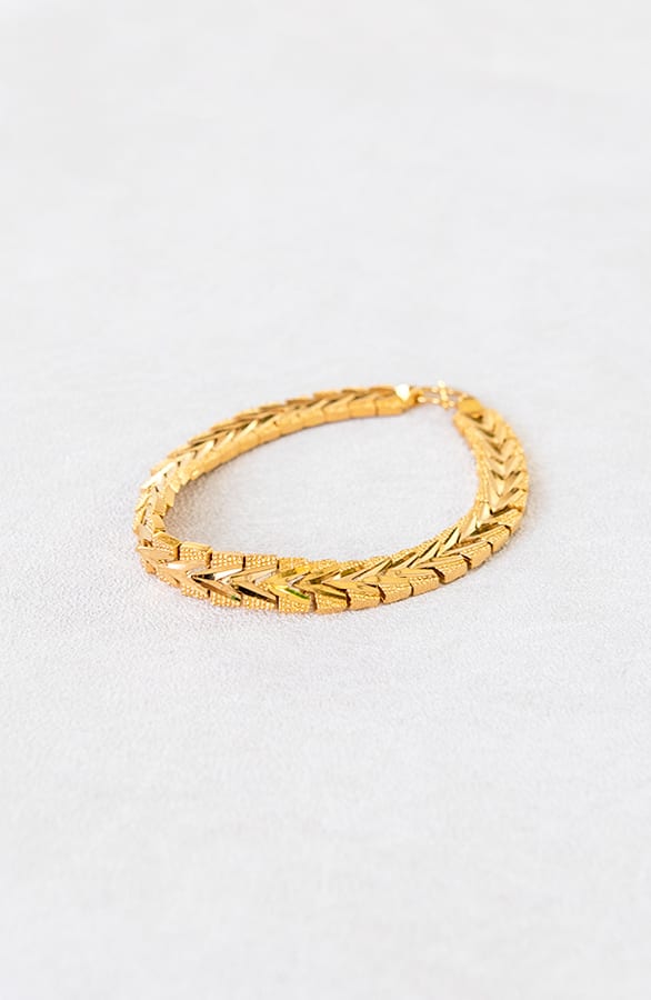 V Chain Armband Marie Goud – shoparchief