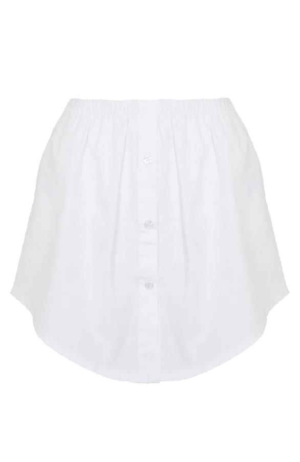 Blouse Onderkant Amy Wit – shoparchief
