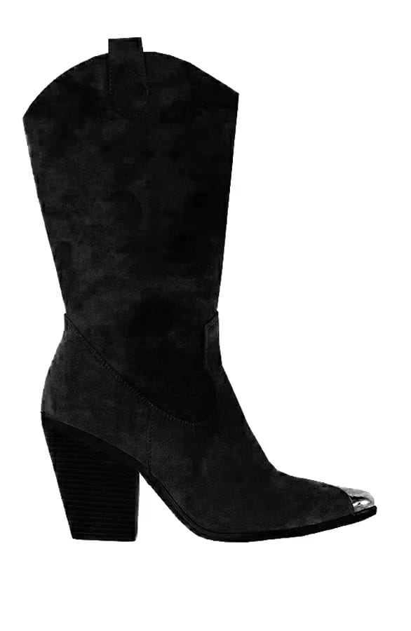 Cowboylaarzen Met Blokhak Lise Zwart – shoparchief