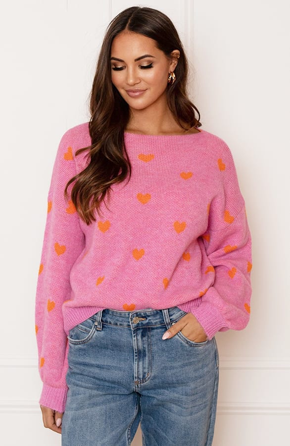 Hartjes Sweater Livia Roze Oranje – shoparchief — foto 2