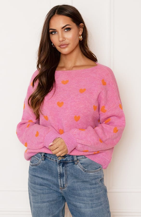 Hartjes Sweater Livia Roze Oranje – shoparchief — foto 3