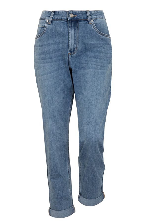 Loose Fit Denim Jeans Feline Light Blue – shoparchief