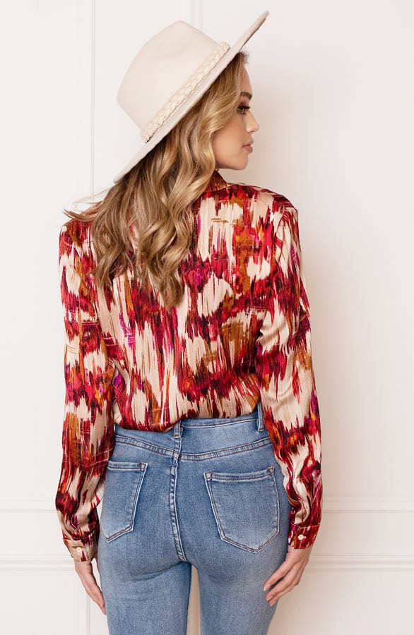 Multicolor Blouse Lisa Rood – shoparchief — foto 5
