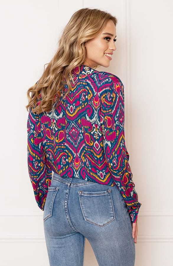 Multicolor Print Blouse Benthe – shoparchief — foto 4