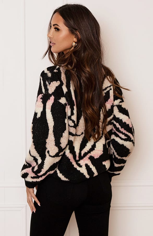 Print Sweater Charlie Zwart – shoparchief — foto 4