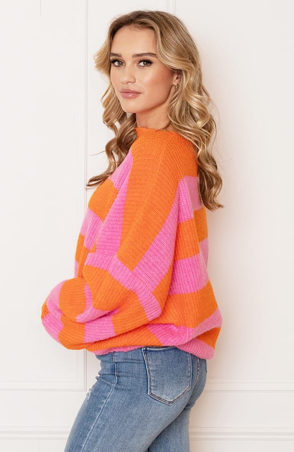 Strepen Trui Kimmy Roze Oranje – shoparchief — foto 3