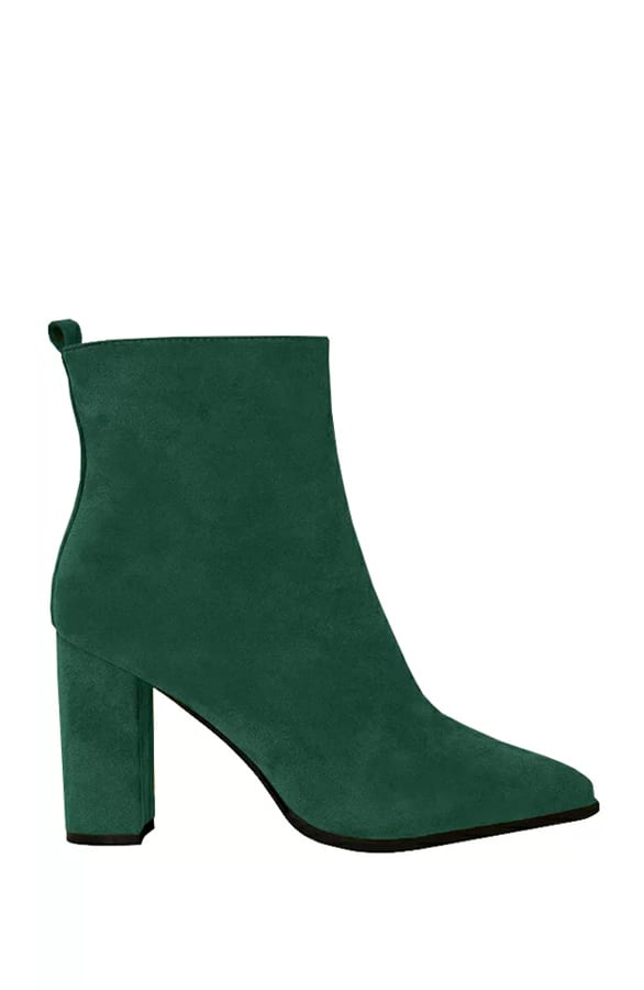 Suede Enkellaarzen Kiara Smaragd – shoparchief