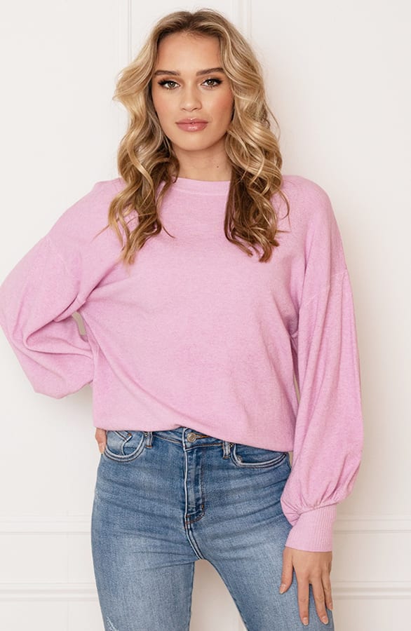 Sweater met Pofmouw Lena Roze – shoparchief — foto 2