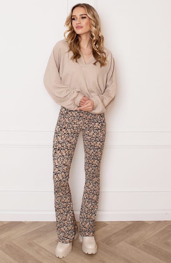 Texture Blouse Veerle Beige – shoparchief — foto 5