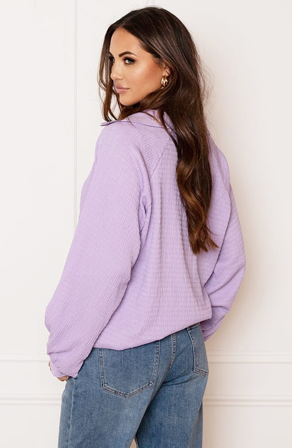 Texture Blouse Veerle Lila – shoparchief — foto 5