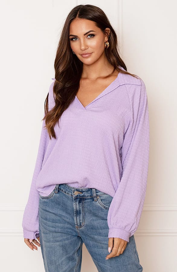 Texture Blouse Veerle Lila – shoparchief — foto 2