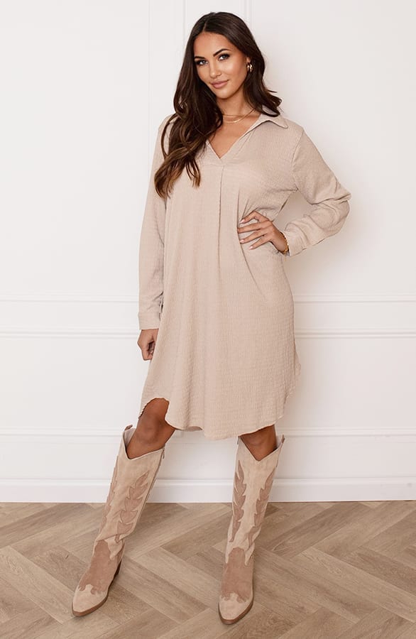 Texture Tuniek Roos Beige – shoparchief — foto 3