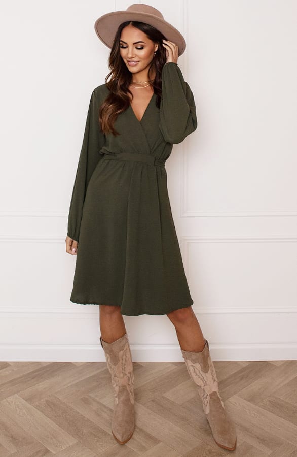 Hoge Cowboy Boots Julie Taupe Beige – shoparchief — foto 2