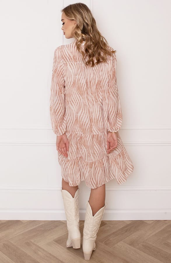 Wavy Tuniek Print Lieke Beige – shoparchief — foto 7
