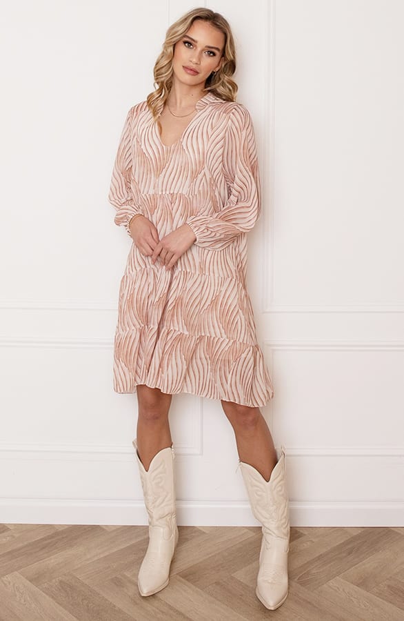 Wavy Tuniek Print Lieke Beige – shoparchief — foto 5