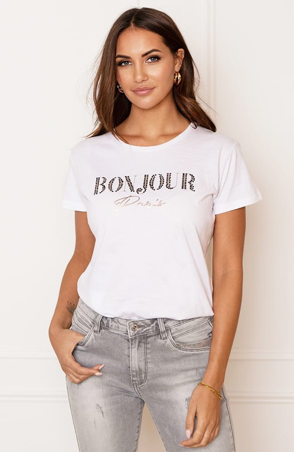 Bonjour Studs Top Beau Ecru – shoparchief