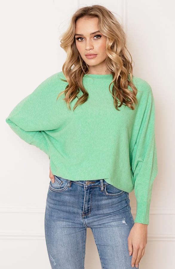 Debby Sweater Lime Groen – shoparchief