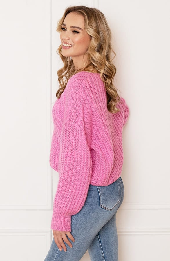 Grof Gebreide Trui Vanessa Roze – shoparchief — foto 4