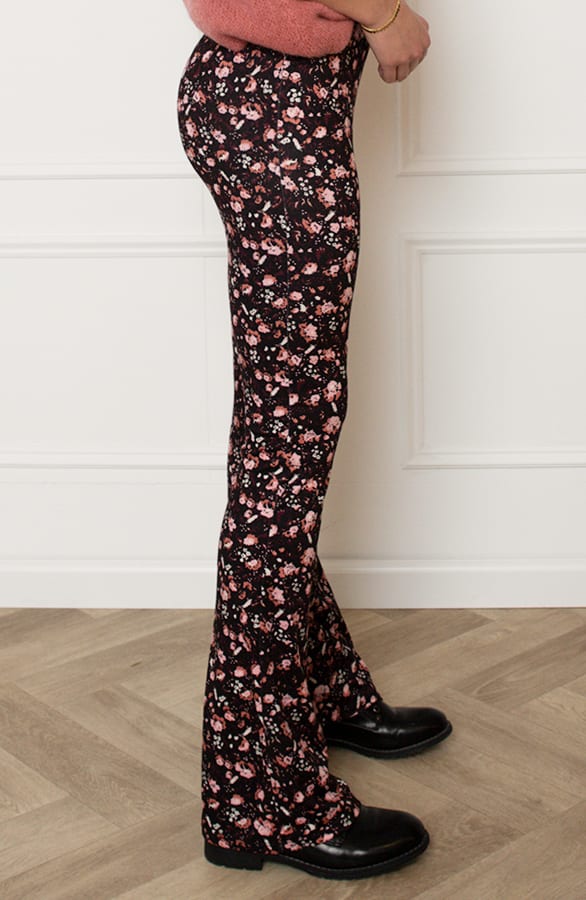 Janine Flared Broek Flower Dust Roze – shoparchief — foto 3