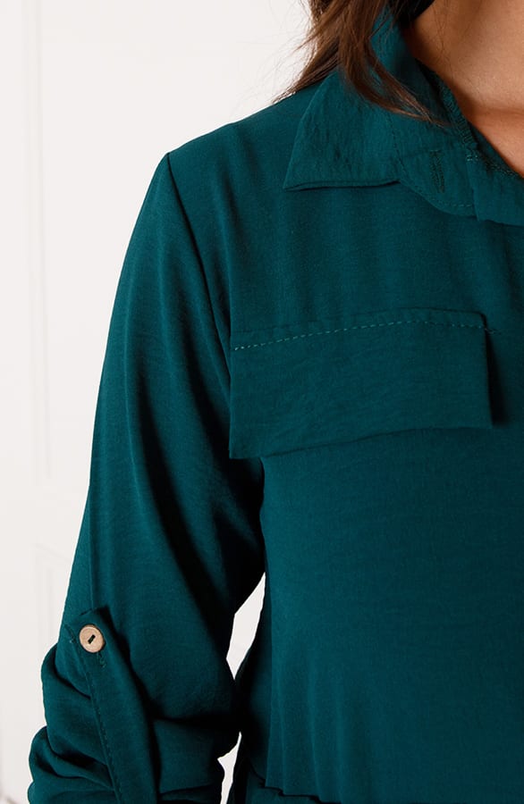 Lucy Dames Jurk Petrol – shoparchief — foto 6