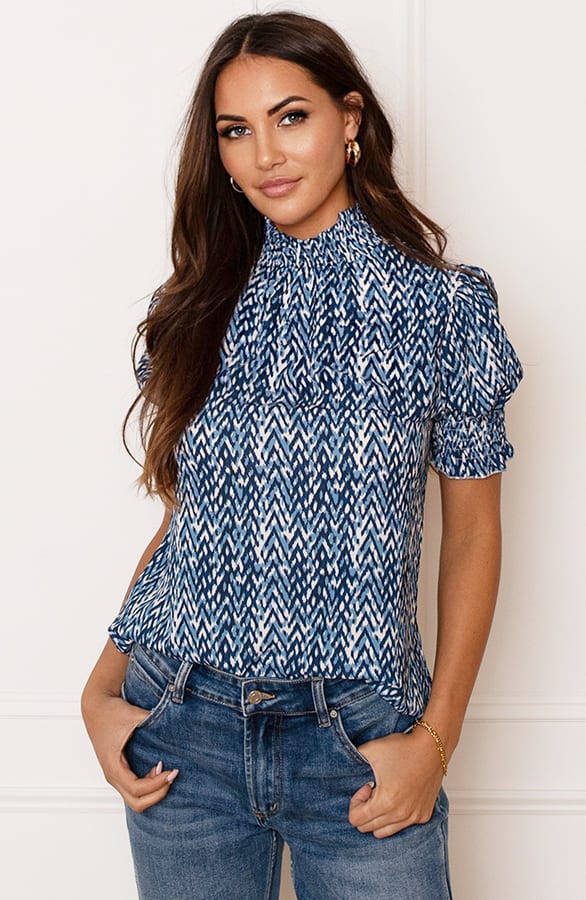 Lynn Top Aztec Blauw – shoparchief