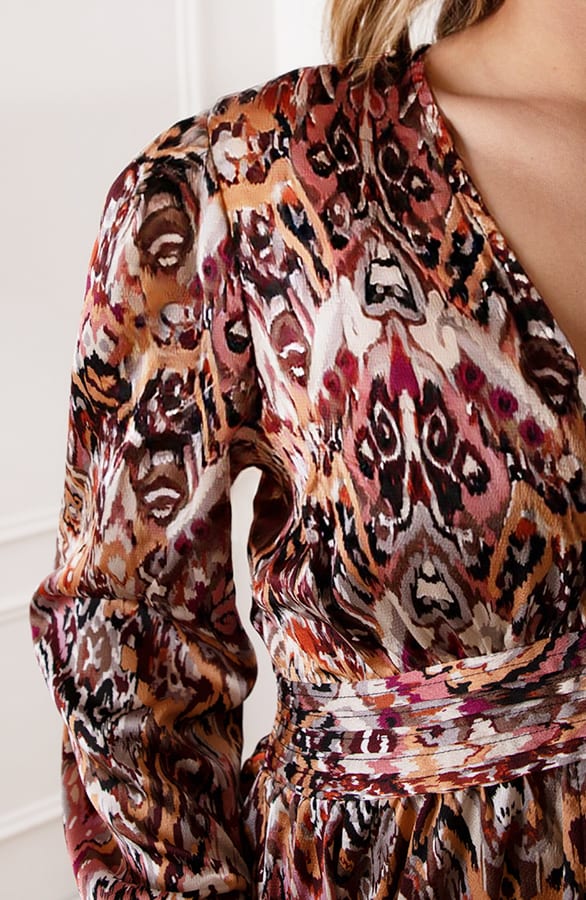 Print Jurk Met Split Sara – shoparchief — foto 4