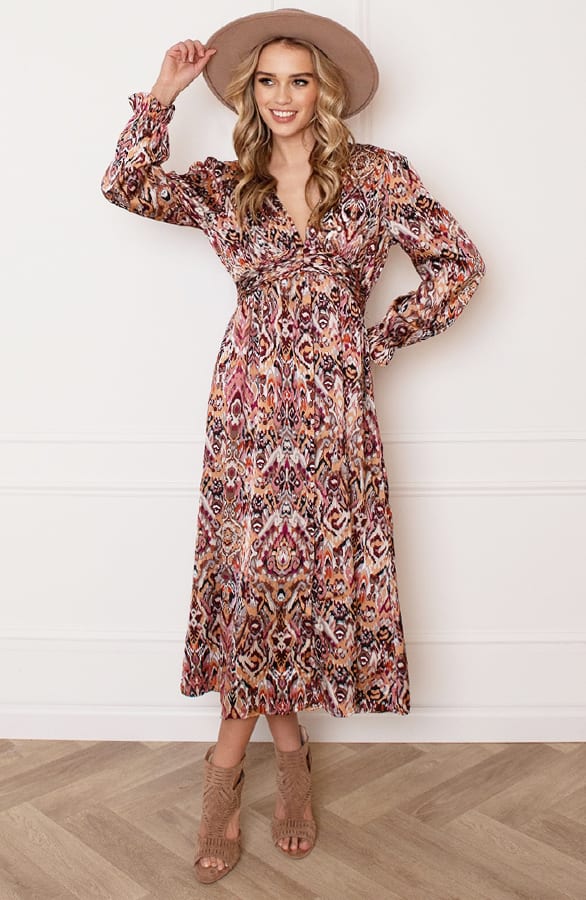 Print Jurk Met Split Sara – shoparchief — foto 2