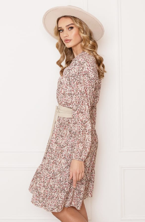 Ruffle Bloemenprint Jurk Saar – shoparchief — foto 2