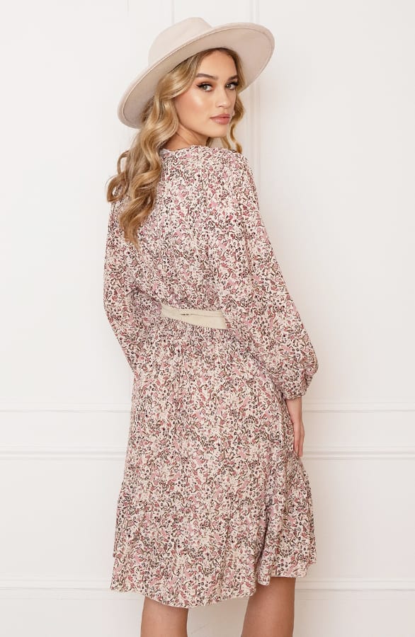 Ruffle Bloemenprint Jurk Saar – shoparchief — foto 4