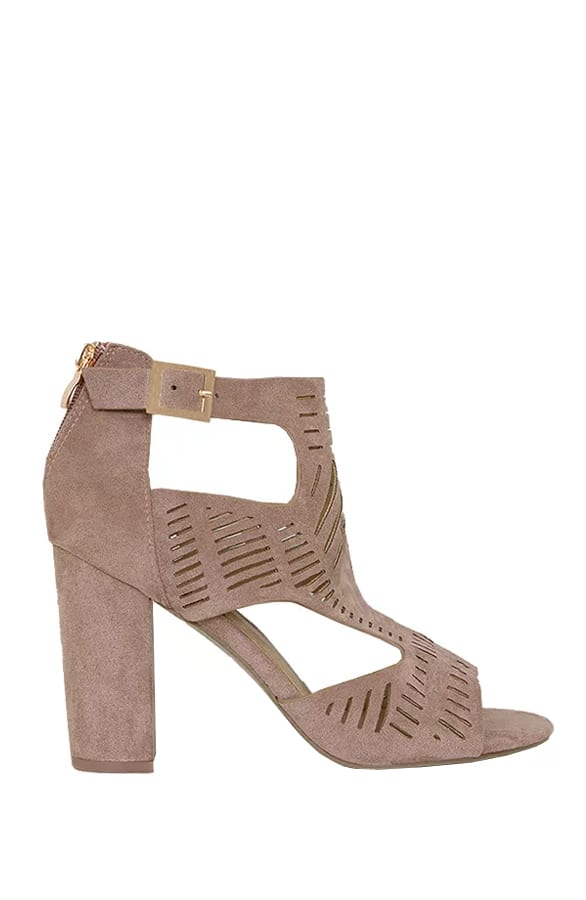 Suedine Hakken Vicky Taupe – shoparchief