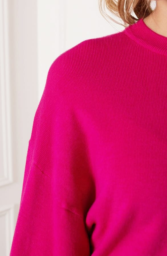 Sweater met Pofmouw Lena Fuchsia – shoparchief — foto 6