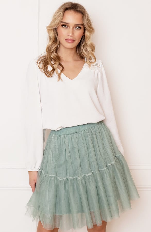 Detailed Blouse Elodie Ecru – shoparchief — foto 7