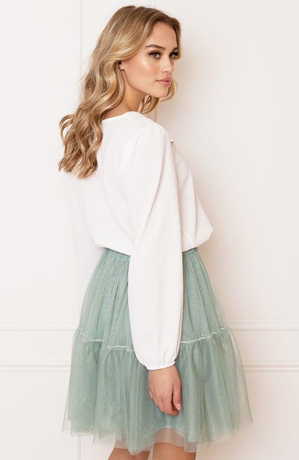 Detailed Blouse Elodie Ecru – shoparchief — foto 8