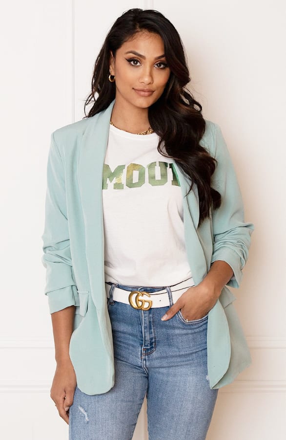 Metallic It Shirt Elisa Mint – shoparchief — foto 6