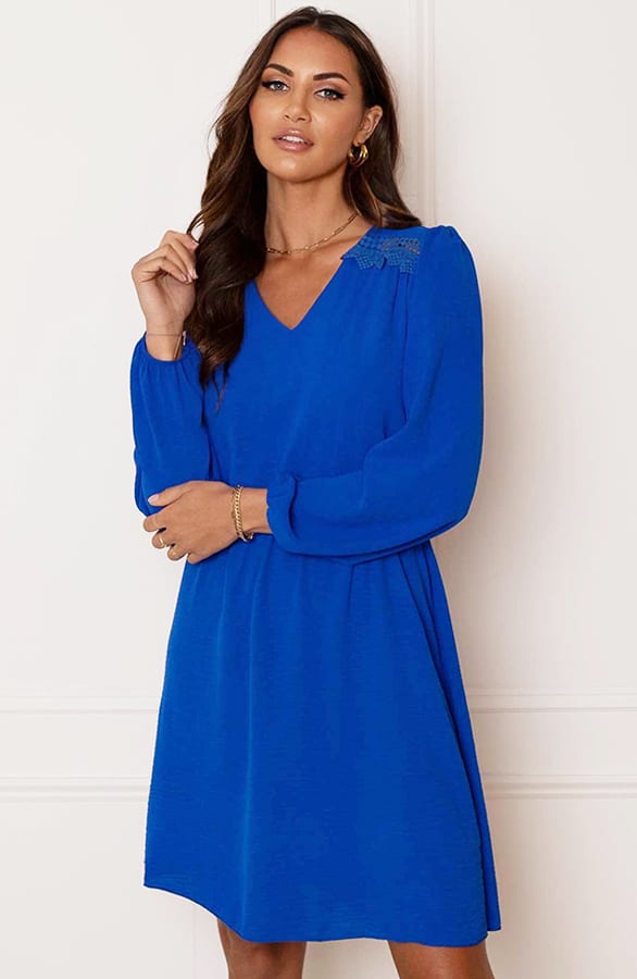Detailed Dress Jaimy Kobalt – shoparchief — foto 2