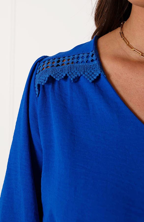 Detailed Dress Jaimy Kobalt – shoparchief — foto 7