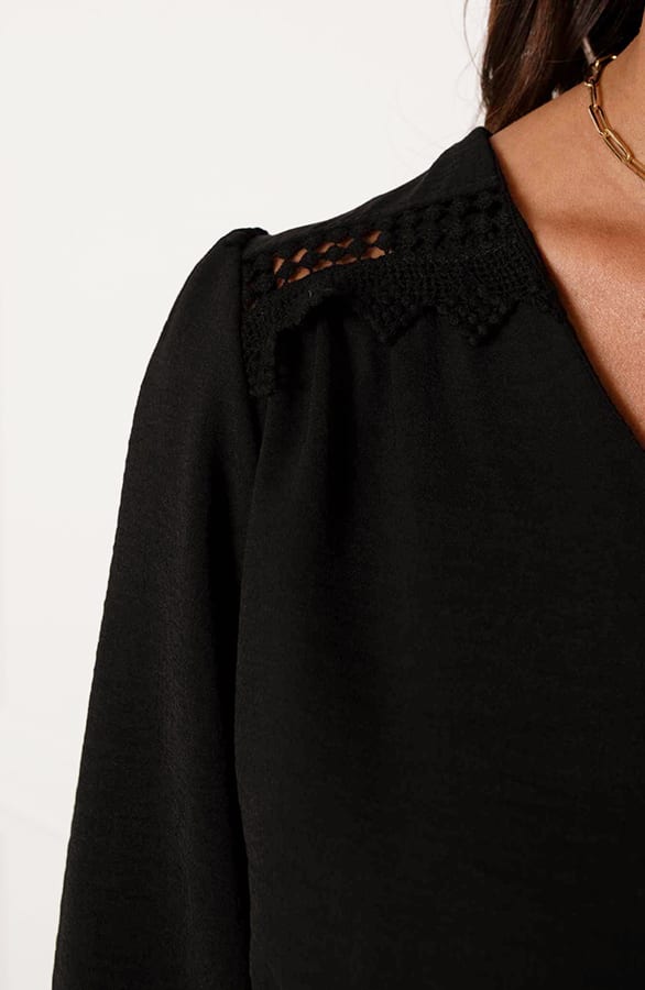 Detailed Dress Jaimy Zwart – shoparchief — foto 12